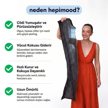 Hepimood Antibakteriyel Peeling Etkili Duş Lifi