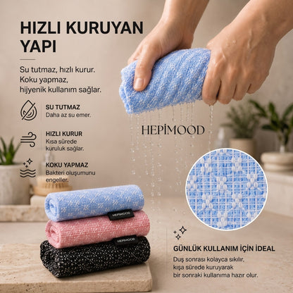 Hepimood Antibakteriyel Peeling Etkili Duş Lifi