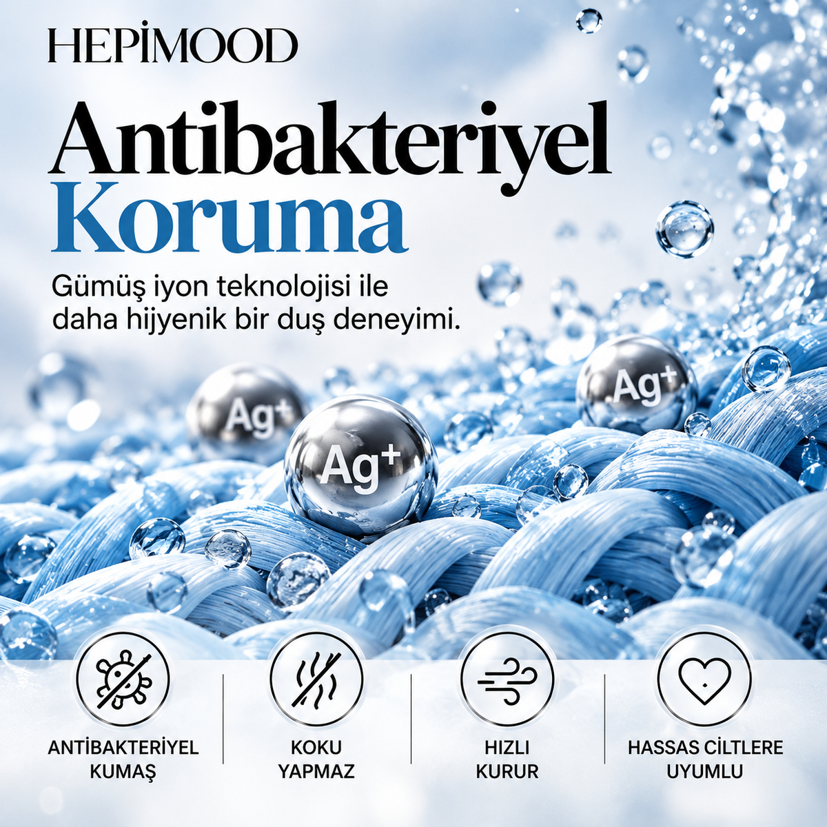 Hepimood Antibakteriyel Duş Lifi